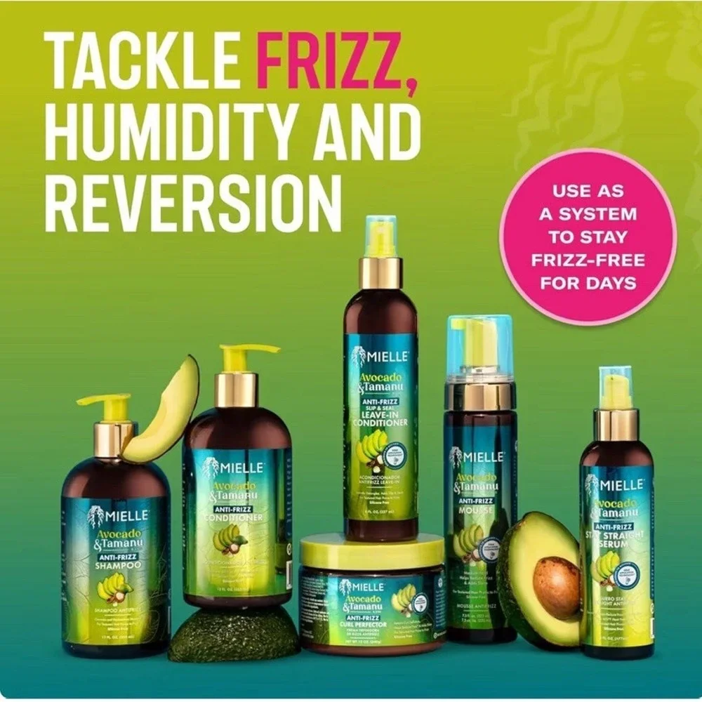 Mielle Avocado & Tamanu Anti-Frizz Curl Perfector 12 oz‎ - New PACK OF 3